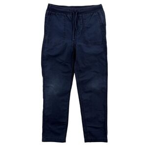 Polo Ralph Lauren Pants Boys 7 Navy Blue Jogger Elastic Waist Ripstop Faded Y2K